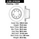 Tarcze nacinane StopTech Sport 126.37040SL/39SR (tył)