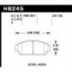 Klocki hamulcowe Hawk Performance HP Plus HB245N.631 (przód)