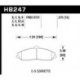 Klocki hamulcowe Hawk Performance HP Plus HB247N.575 (przód)
