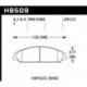 Klocki hamulcowe Hawk Performance HP Plus HB509N.678 (przód)