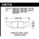 Klocki hamulcowe Hawk Performance HPS HB176F.614 (tył)