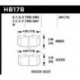 Klocki hamulcowe Hawk Performance HPS HB178F.564 (przód)