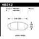 Klocki hamulcowe Hawk Performance HPS HB242F.661 (przód)