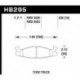 Klocki hamulcowe Hawk Performance HPS HB295F.630 (przód)