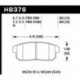 Klocki hamulcowe Hawk Performance HPS HB378F.626 (tył)