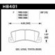 Klocki hamulcowe Hawk Performance HPS HB401F.587 (tył)