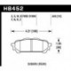 Klocki hamulcowe Hawk Performance HPS HB452F.545 (tył)