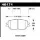 Klocki hamulcowe Hawk Performance HPS HB474F.681 (przód)