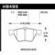 Klocki hamulcowe Hawk Performance HPS HB495F.756 (przód)