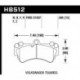 Klocki hamulcowe Hawk Performance HPS HB512F.605 (przód)