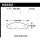 Klocki hamulcowe Hawk Performance HPS HB552F.722 (przód)