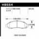 Klocki hamulcowe Hawk Performance HPS HB554F.643 (przód)