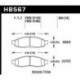 Klocki hamulcowe Hawk Performance HPS HB567F.694 (przód)