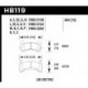 Klocki hamulcowe Hawk Performance HPS 5.0 HB119B.594 (przód / tył)
