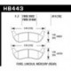 Klocki hamulcowe Hawk Performance HPS 5.0 HB443B.614 (tył)