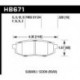 Klocki hamulcowe Hawk Performance HPS 5.0 HB671B.628 (tył)