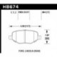 Klocki hamulcowe Hawk Performance HPS 5.0 HB674B.664 (tył)