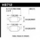 Klocki hamulcowe Hawk Performance HPS 5.0 HB712B.680 (przód)