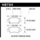 Klocki hamulcowe Hawk Performance HPS 5.0 HB734B.584 (tył)